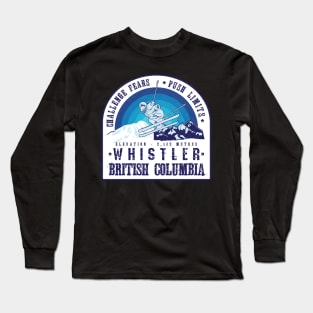 Ski Whistler British Columbia Long Sleeve T-Shirt